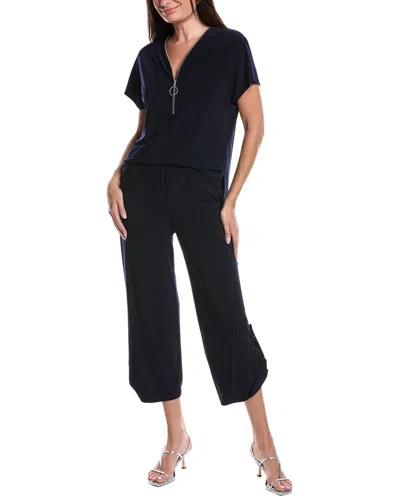 Joseph Ribkoff Cutout Waist Jumpsuit In Blue