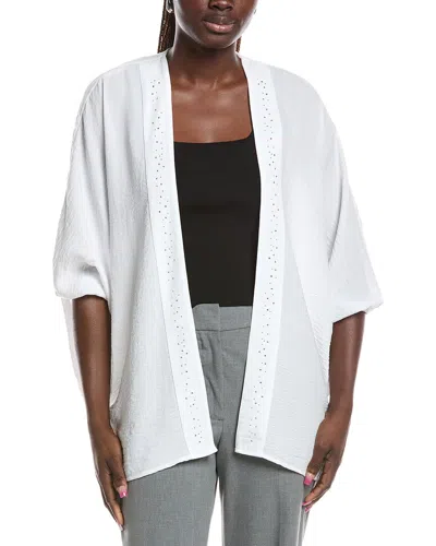 Joseph Ribkoff Dolman Sleeve Cardigan In White