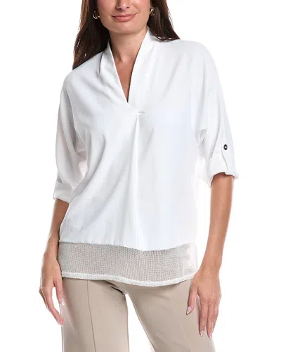 Joseph Ribkoff Dolman Top In White