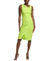 JOSEPH RIBKOFF JOSEPH RIBKOFF DRAPED SHEATH DRESS