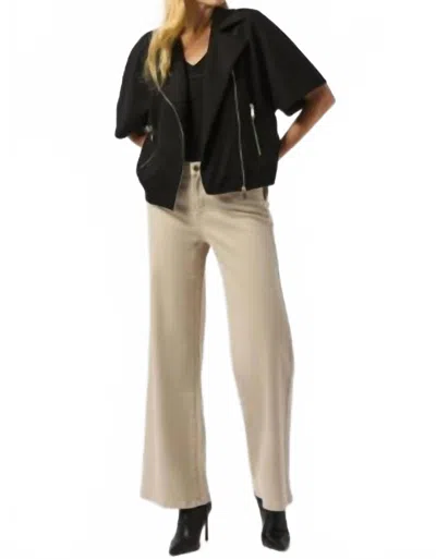Joseph Ribkoff Edgy Biker Jacket In Black