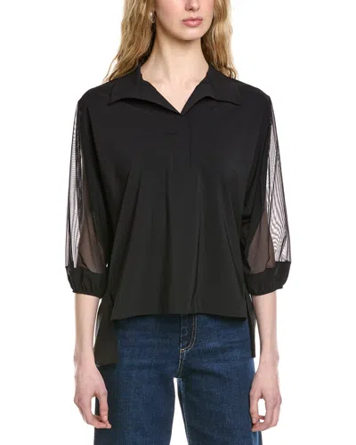Joseph Ribkoff Elbow Sleeve Top In Black
