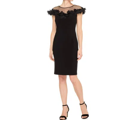 Joseph Ribkoff Elegant Cocktail Dress In Black