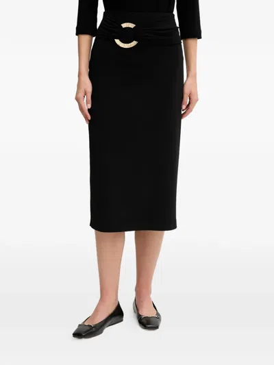 Joseph Ribkoff Embellished Midi Skirt In Black