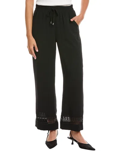 Joseph Ribkoff Embroidered Pant In Black