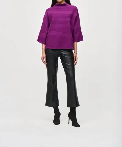 JOSEPH RIBKOFF EMPRESS DOLMAN SLEEVE SWEATER IN PURPLE