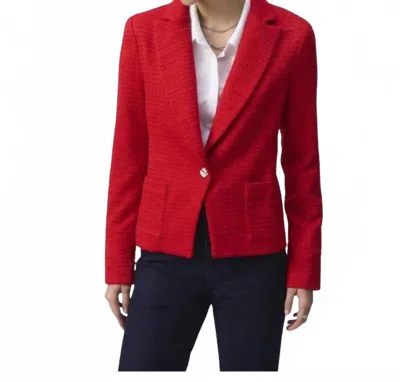 Joseph Ribkoff Everly Blazer In Red