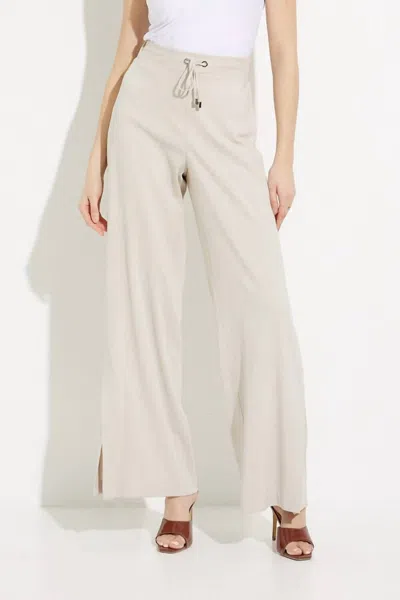 Joseph Ribkoff Flared Culotte Pants In Moonstone In Pink