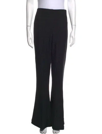 Pre-owned Joseph Ribkoff Flared Pants In Black
