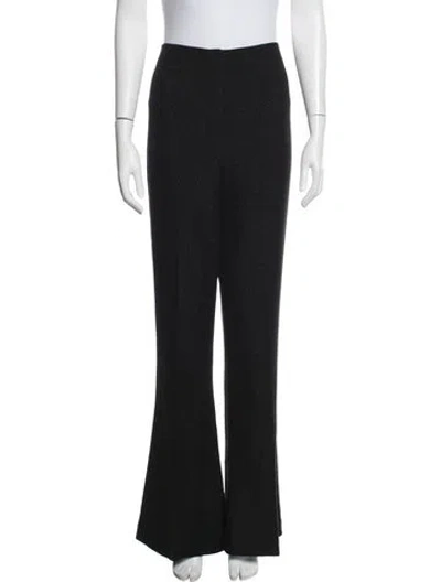 Pre-owned Joseph Ribkoff Flared Pants In Black