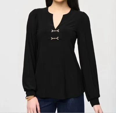 Joseph Ribkoff Flared Top In Black