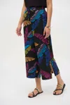 Joseph Ribkoff Floral Full-length Trousers In Black Multi Pant In Black