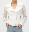 Joseph Ribkoff Floral Lace Jacket In Vanilla In White