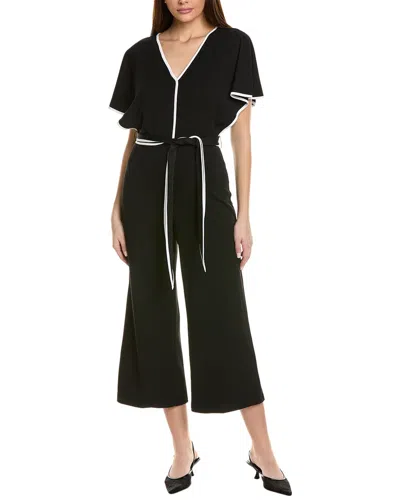 Joseph Ribkoff Flutter Sleeve Jumpsuit In Black