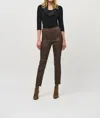Joseph Ribkoff Houndstooth Pants In Brown Multi In Brown