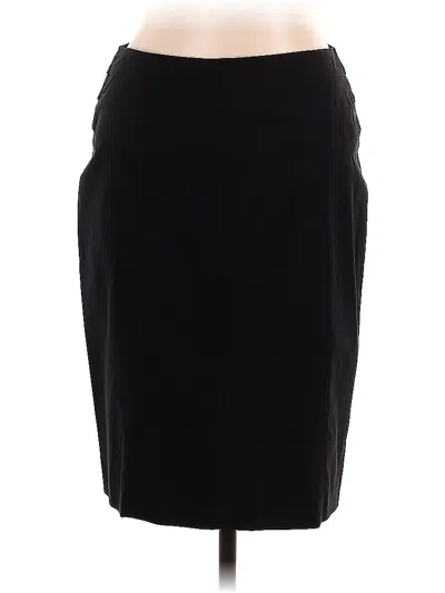 Pre-owned Joseph Ribkoff Formal Skirt In Black