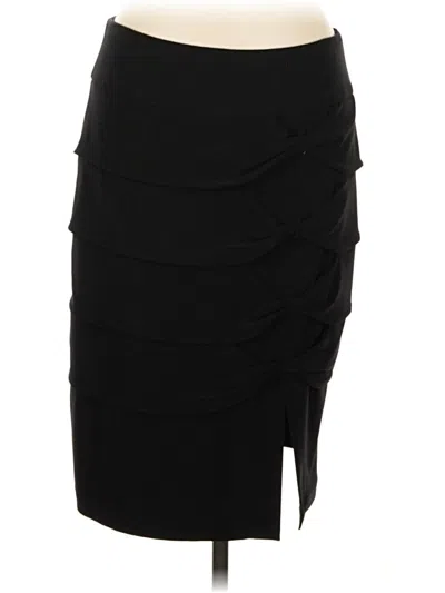 Pre-owned Joseph Ribkoff Formal Skirt In Black