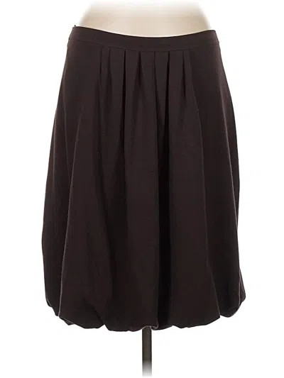 Pre-owned Joseph Ribkoff Formal Skirt In Brown