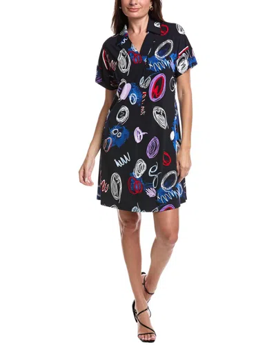 JOSEPH RIBKOFF JOSEPH RIBKOFF FRONT PLEAT POLO DRESS