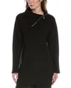 Joseph Ribkoff Funnel Neck Tunic In Black