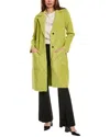 Joseph Ribkoff Notched Collar Coat In Wasabi 233951f24 Col 4277 In Green