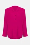 Joseph Ribkoff Gauze Straight Top In Geranium