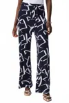 Joseph Ribkoff Wide Leg Pants In Blue In Blue