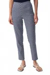 Joseph Ribkoff Print Pant In Blue