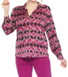 Joseph Ribkoff Open Placket Blouse