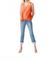 Joseph Ribkoff Georgette Top In Orange In Orange