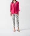 Joseph Ribkoff Geranium Fit And Flare Tunic In Pink