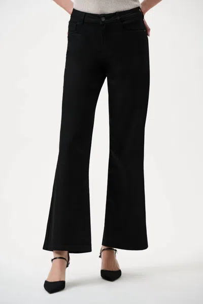 Joseph Ribkoff Goldie Wide Leg Jeans In Black