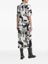Joseph Ribkoff Graphic-print Midi Dress In White