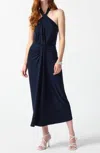 Joseph Ribkoff Halter Dress In Midnight Blue In Blue