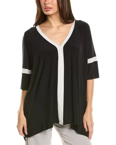 Joseph Ribkoff Handkerchief Top In Black