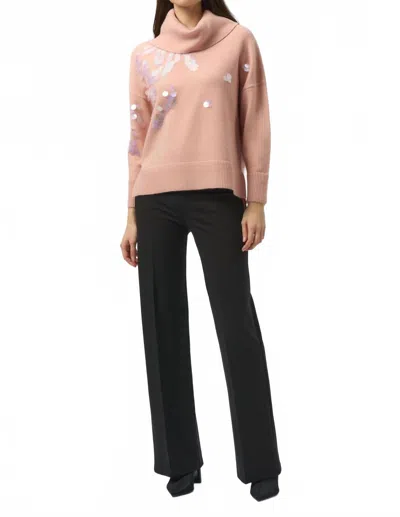 Joseph Ribkoff Heavy Knit Wide Leg Pant In Black