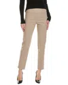 Joseph Ribkoff Hexagonal Jacquard Pant In Beige