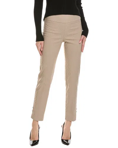 JOSEPH RIBKOFF HEXAGONAL JACQUARD PANT