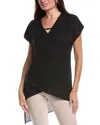 Joseph Ribkoff High-low Top In Black