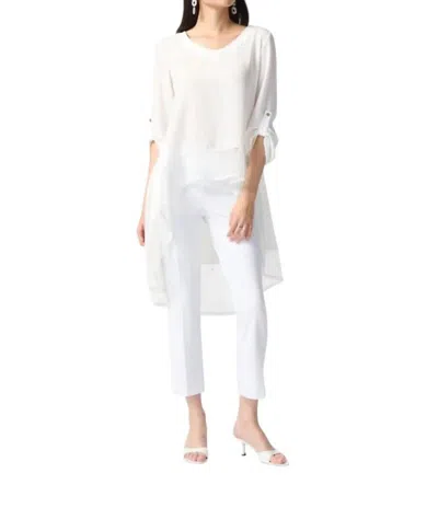 Joseph Ribkoff High-low Top In White