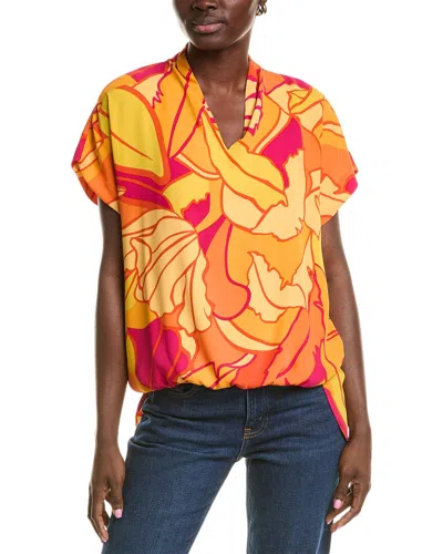 Joseph Ribkoff High-low Top In Orange