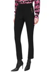 Joseph Ribkoff High-rise Chain Pant In Black In Black