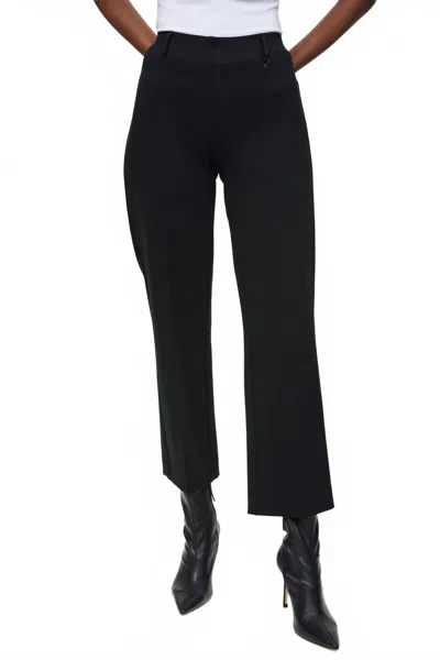Joseph Ribkoff High Rise Straight Ankle Trouser In Black