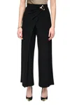 Joseph Ribkoff High-rise Wrap Trouser In Black In Black