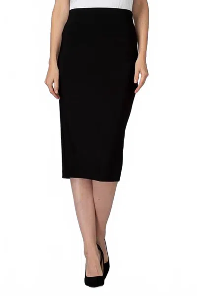Joseph Ribkoff High Waist Pencil Skirt In Black
