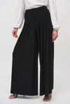 Joseph Ribkoff High-waist Pleated Wide Leg Pant In Black In Black