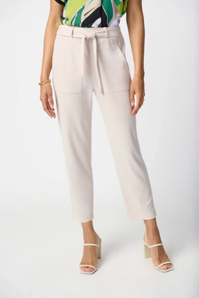 Joseph Ribkoff High-waisted Ankle-length Trouser In Moonstone In Pink