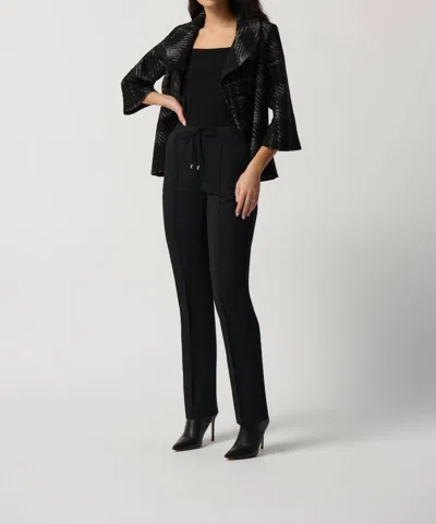 Joseph Ribkoff High-waisted Slim Trousers In Black