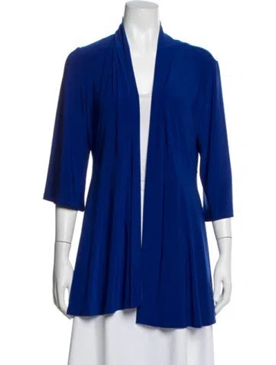 Pre-owned Joseph Ribkoff Jacket In Blue