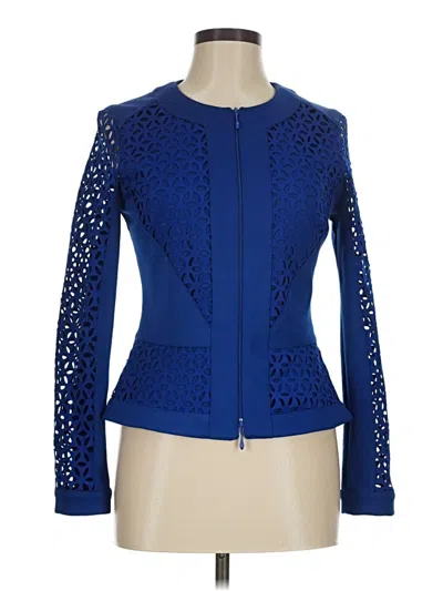 Pre-owned Joseph Ribkoff Jacket In Blue